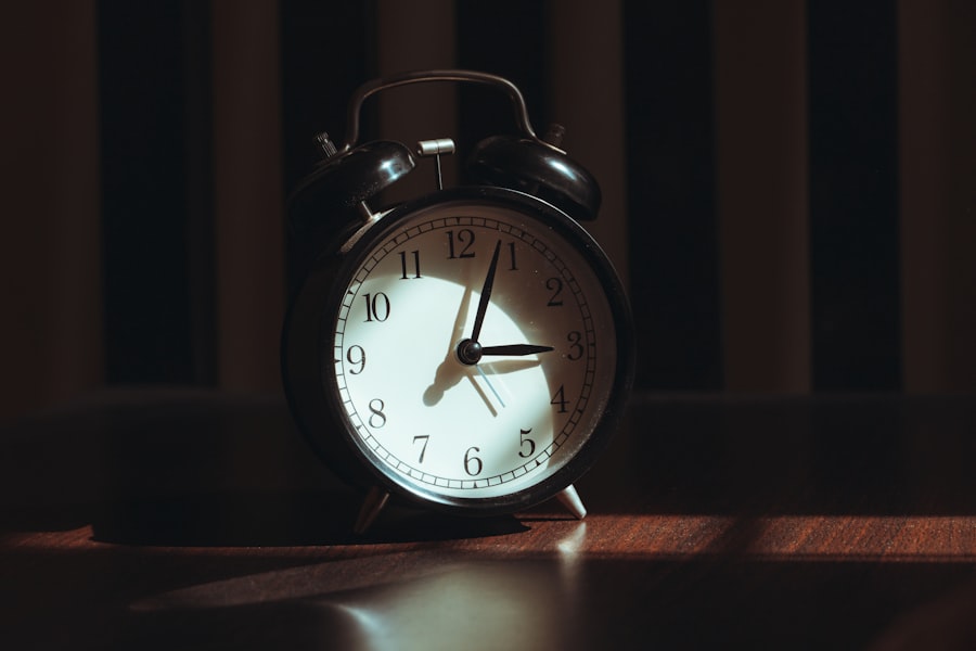 waking up at the same time at night