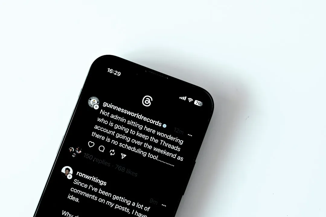 Photo responding to an online ad